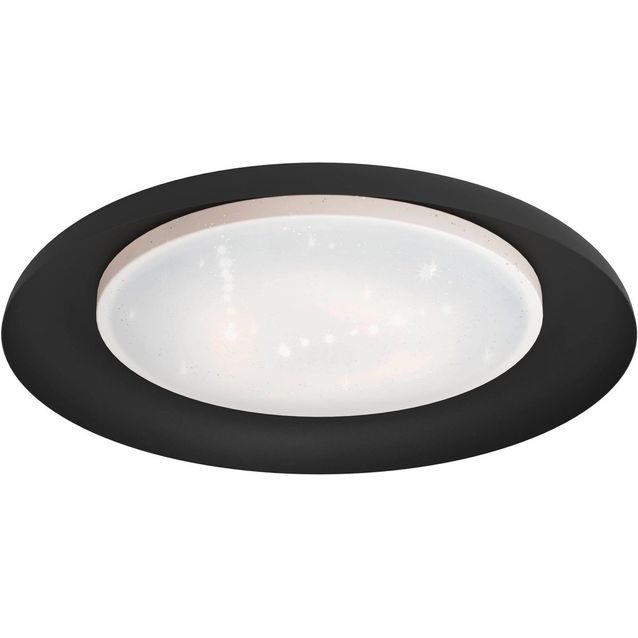 LED Kattovalaisin Eglo Penjamo 6,5x46,5cm musta valkoinen