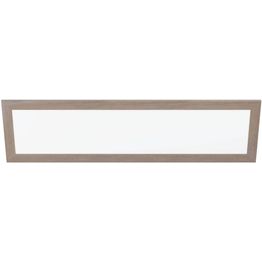LED-Kattovalaisin Eglo Piglionasso 124,5x34,5cm tummanruskea puu