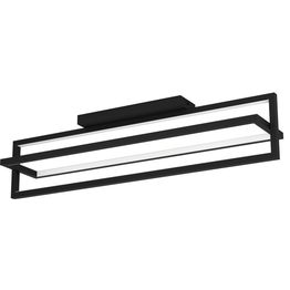 LED-Kattovalaisin Eglo Siberia 34W 78x16cm kaukosäädin musta/valkoinen