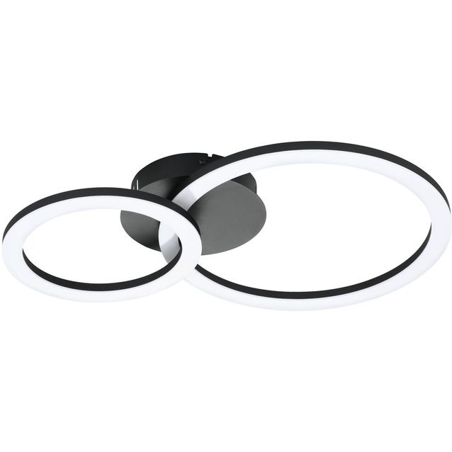 LED Kattovalaisin Eglo connect z Parrapos z 15W 44 5x30x7cm musta valkoinen