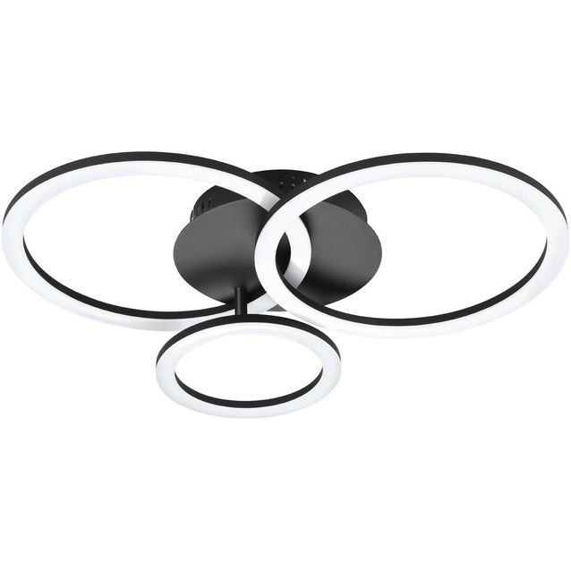 LED Kattovalaisin Eglo connect z Parrapos z 33W 54 5x44 5x9cm musta valkoinen