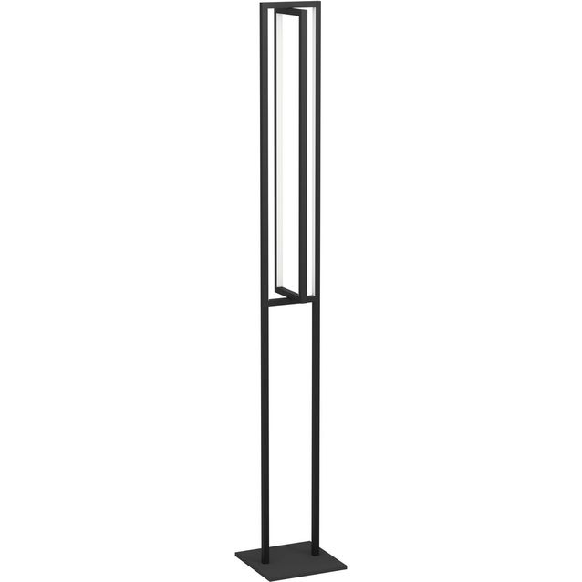 LED Lattiavalaisin Eglo Siberia 34W 20x16x133cm kaukosäädin musta valkoinen