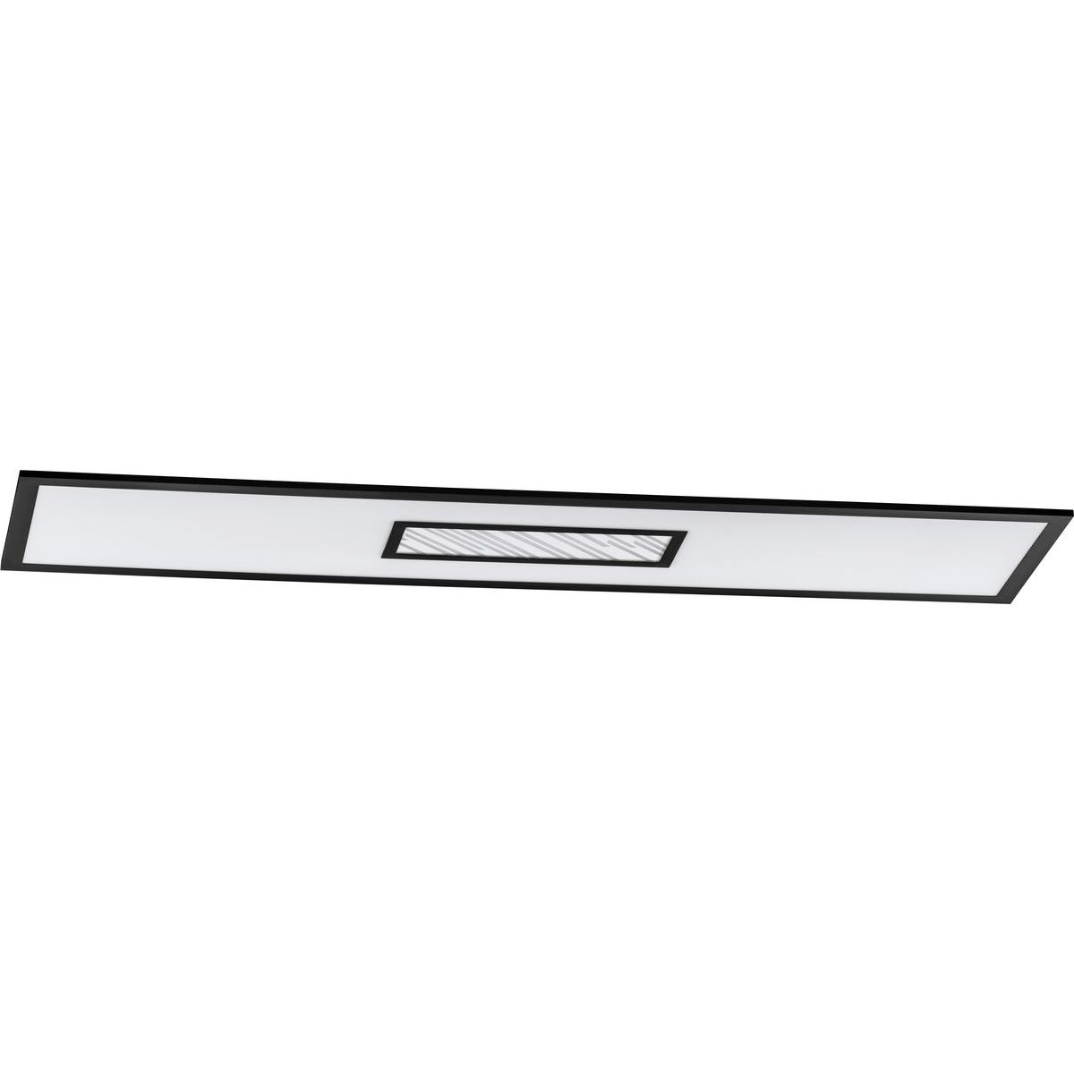 LED-Plafondi Eglo Bordonara 35W 119,5x29,5cm kaukosäädin RGBW musta/valkoinen