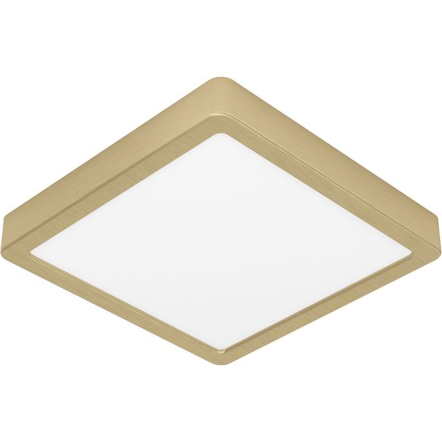LED-Plafondi Eglo Fueva 5 harjattu messinki/valkoinen eri kokoja