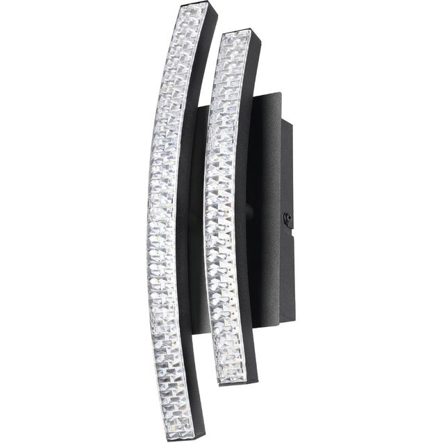 LED Seinävalaisin Eglo Lejias 2-osainen 9x28,5cm musta