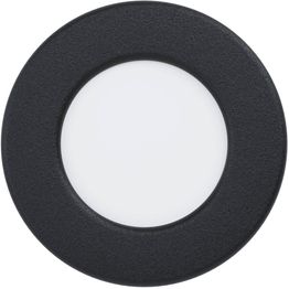 LED-Upotettava plafondi Eglo Fueva 5 3000K musta pyöreä vaihdettava LED eri kokoja