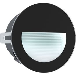 LED-Upotettava ulkovalaisin Eglo Aracena Ø12,5cm musta