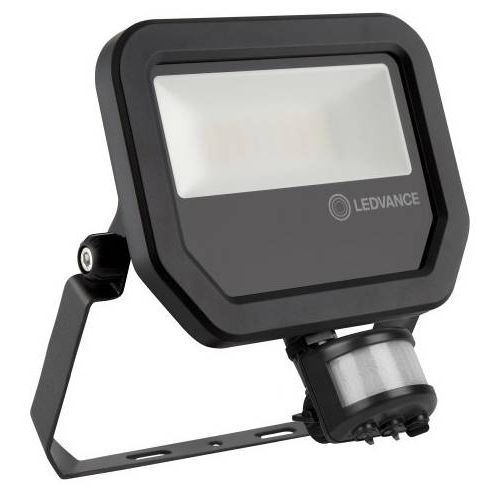 Valonheitin Ledvance liiketunnistimella 20W 4000K SYM musta