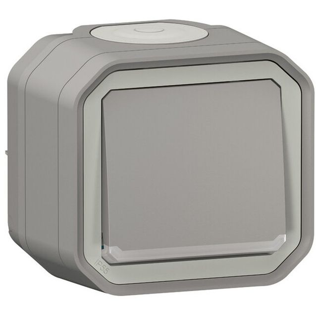 Painike Legrand Plexo 10 A IP55 pinta hakuvalolla