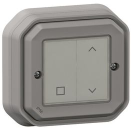 Langaton verhokytkin Legrand Plexo with Netatmo IP55 pinta, paristoton, harmaa