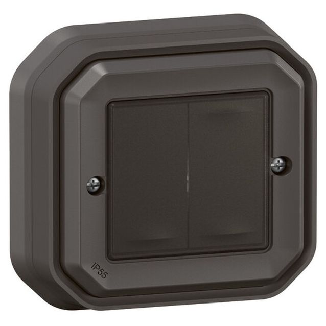 Langaton kaksoiskytkin Legrand Plexo with Netatmo IP55 pinta, paristoton