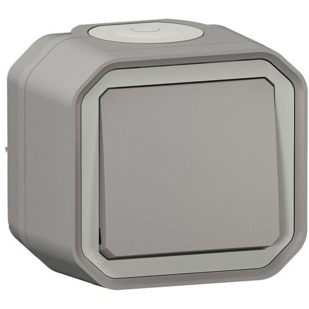 Ristikytkin Legrand Plexo 10 A IP55 pinta, harmaa