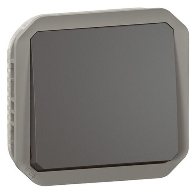 Painikemekanismi Legrand Plexo 10 A IP55, antrasiitti