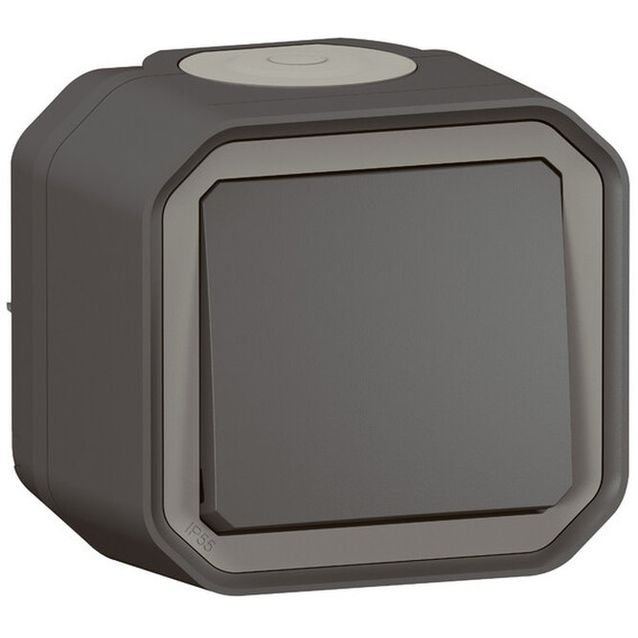 Painike Legrand Plexo 10 A IP55 pinta, antrasiitti