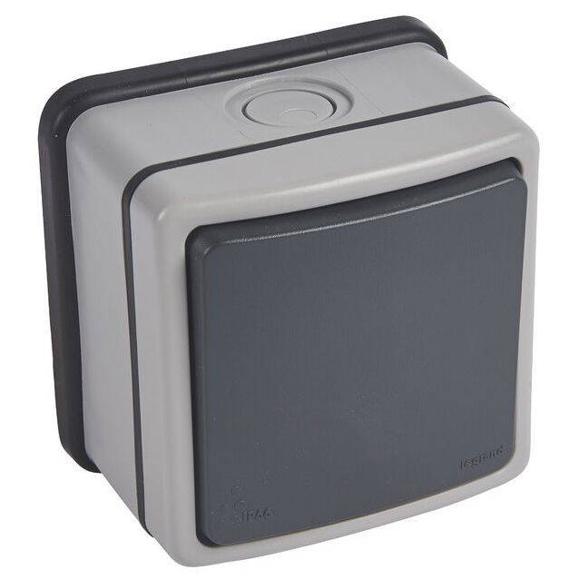 Vaihtokytkin Legrand Plexo 66 20 A IP66 pinta, harmaa
