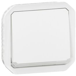 Vaihtokytkin Legrand Plexo 10 A IP55 merkkivalolla, mekanismi, valkoinen