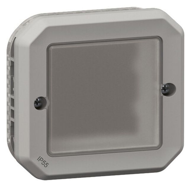 Adapteri Legrand Plexo Mosaic- ja Arteor-tuotteille IP55 uppo kalvolla, harmaa