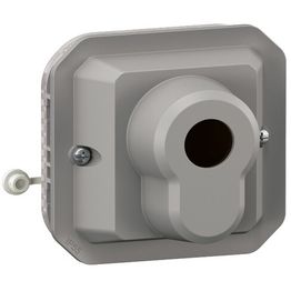 Avainpainikemekanismi Legrand Plexo 10 A ylös–alas–OFF IP55, harmaa