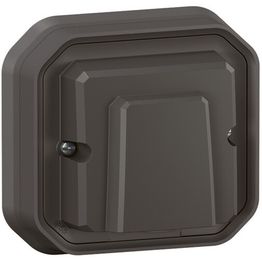 Kaapeliulostulon keskiölevy Legrand Plexo 20 A 3-napaisella ruuviliittimellä Ø5–13 mm IP55 uppo, antrasiitti