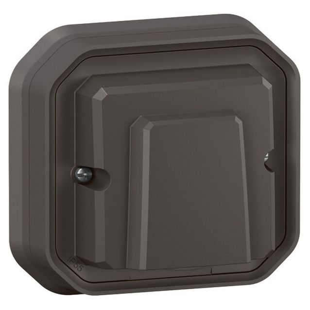 Kaapeliulostulon keskiölevy Legrand Plexo 20 A 3-napaisella ruuviliittimellä Ø5–13 mm IP55 uppo, antrasiitti