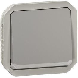 Kaksinapainen kytkinmekanismi Legrand Plexo 10 A IP55, harmaa