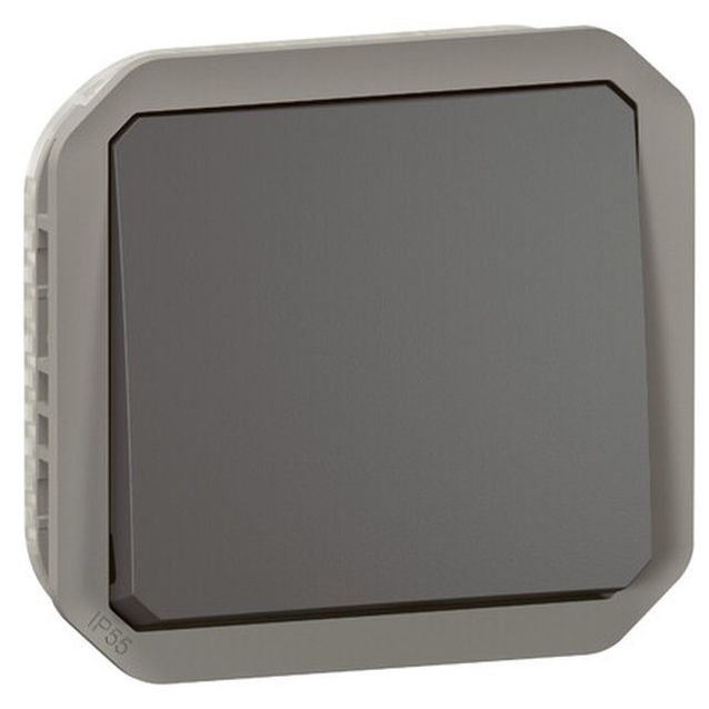 Monitoimikytkin/-painikemekanismi Legrand Plexo 10 A IP55, antrasiitti