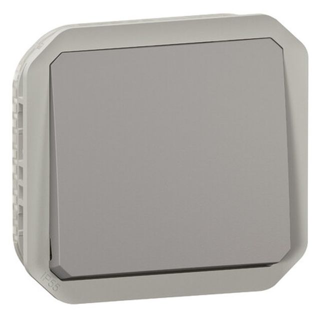 Painikemekanismi Legrand Plexo 1 NO 10 A IP55, harmaa