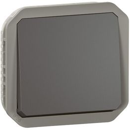 Vaihtopainikemekanismi Legrand Plexo 10 A IP55, antrasiitti