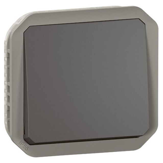 Vaihtopainikemekanismi Legrand Plexo 10 A IP55, antrasiitti