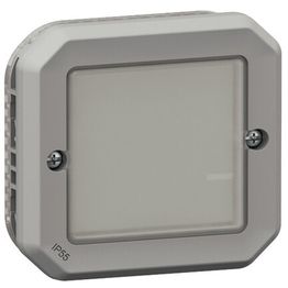 Painikehimmennin Legrand Plexo with Netatmo 5–125 W LED IP55 uppo, harmaa