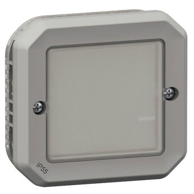Painikehimmennin Legrand Plexo with Netatmo 5–125 W LED IP55 uppo, harmaa