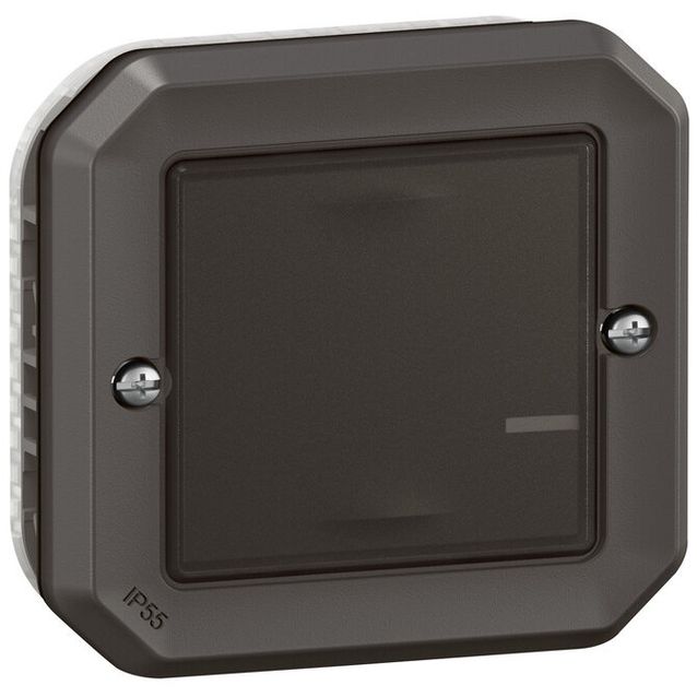 Painikehimmennin Legrand Plexo with Netatmo 5–125 W LED IP55 uppo, antrasiitti
