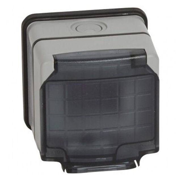 Adapteri Legrand Plexo 66 Mosaic/Arteor 2 moduulia IP66 pinta, harmaa
