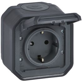 Pistorasia Legrand Plexo 1-osainen 16 A / 250 V IP55 pinta ruuviliittimillä