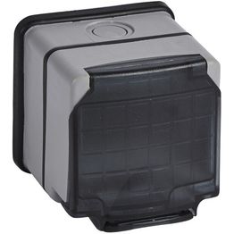 Adapteri Legrand Plexo 66 Mosaic/Arteor 3 moduulia IP66 pinta, harmaa