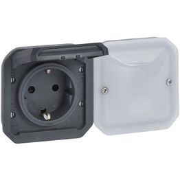 Älypistorasiamekanismi Legrand Plexo with Netatmo 16 A IP55, antrasiitti