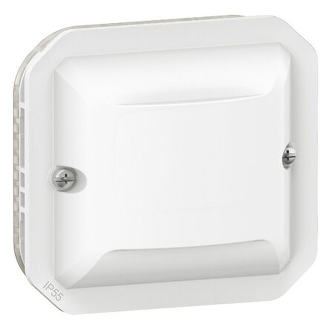 Liiketunnistinmekanismi Legrand Plexo 2-johdin ilman nollaa, 100 W LED, harmaa/valkoinen