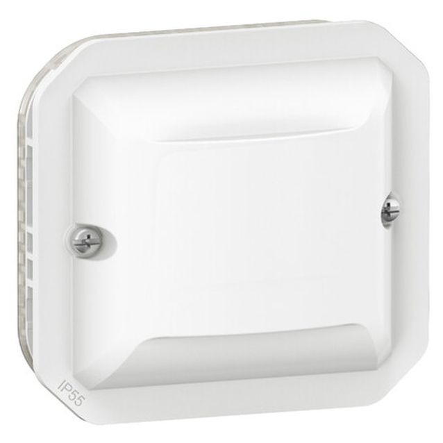 Liiketunnistinmekanismi Legrand Plexo 3-johdin nollalla, 500 W LED, harmaa/valkoinen