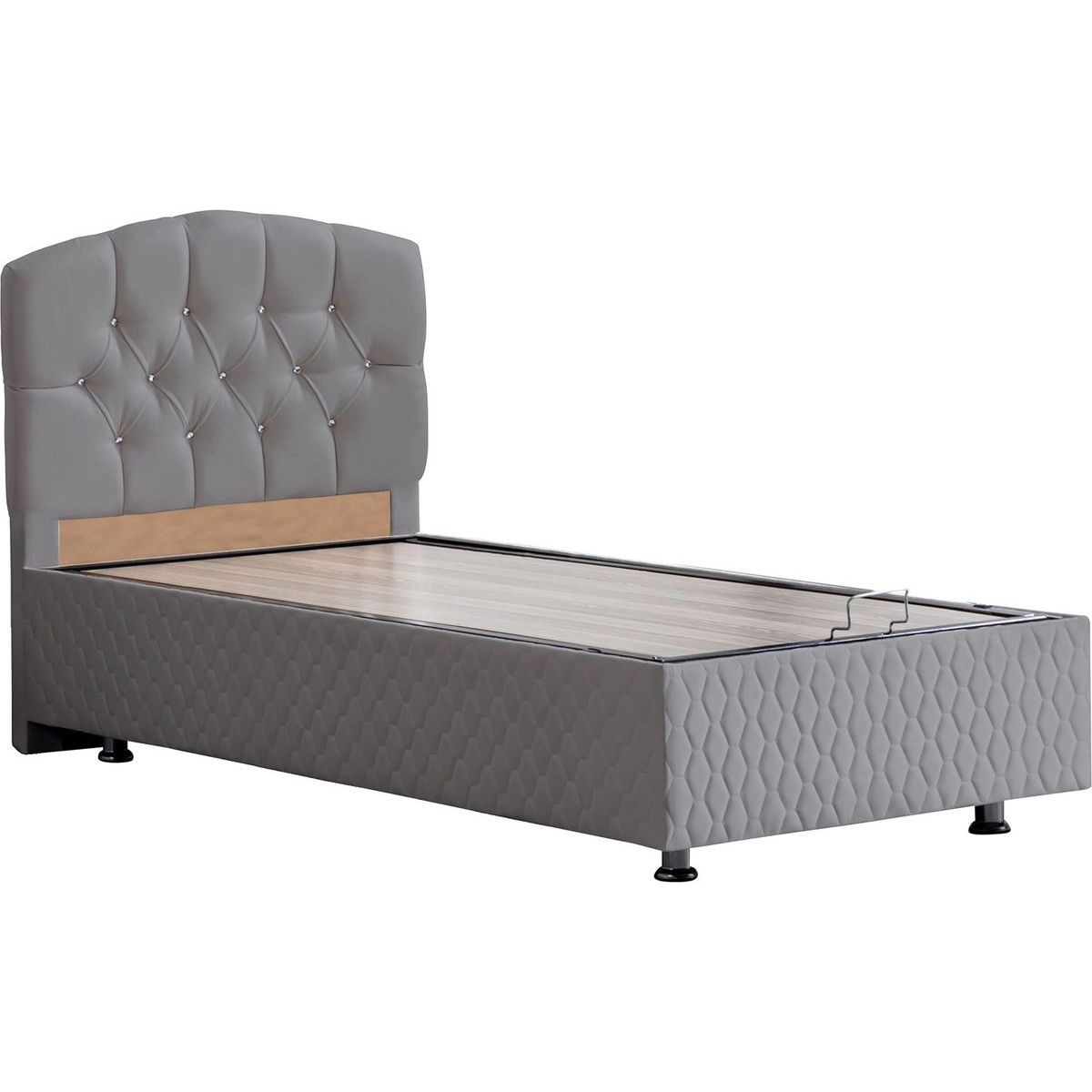 Sänky Linento Furniture Efes Bb 120x200cm harmaa