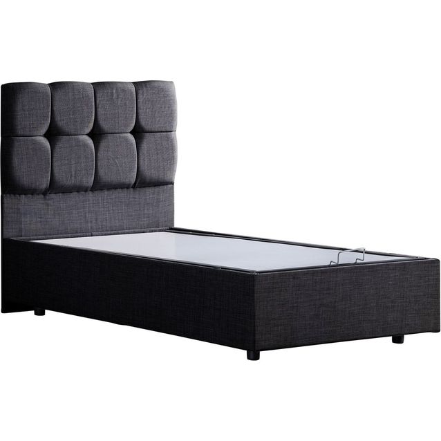 Sänky Linento Furniture Berlin Bb 100x200cm antrasiitti