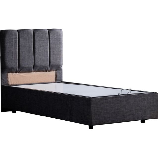 Sänky Linento Furniture Defne Bb 100x200cm antrasiitti