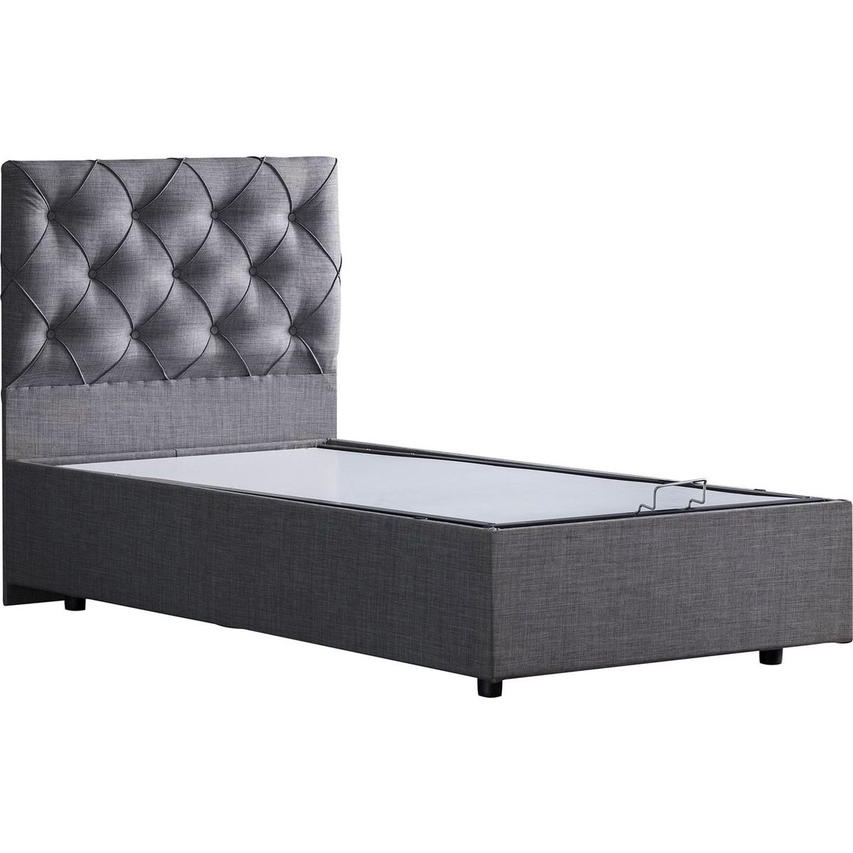 Sänky Linento Furniture Eylul Bb 120x200cm harmaa