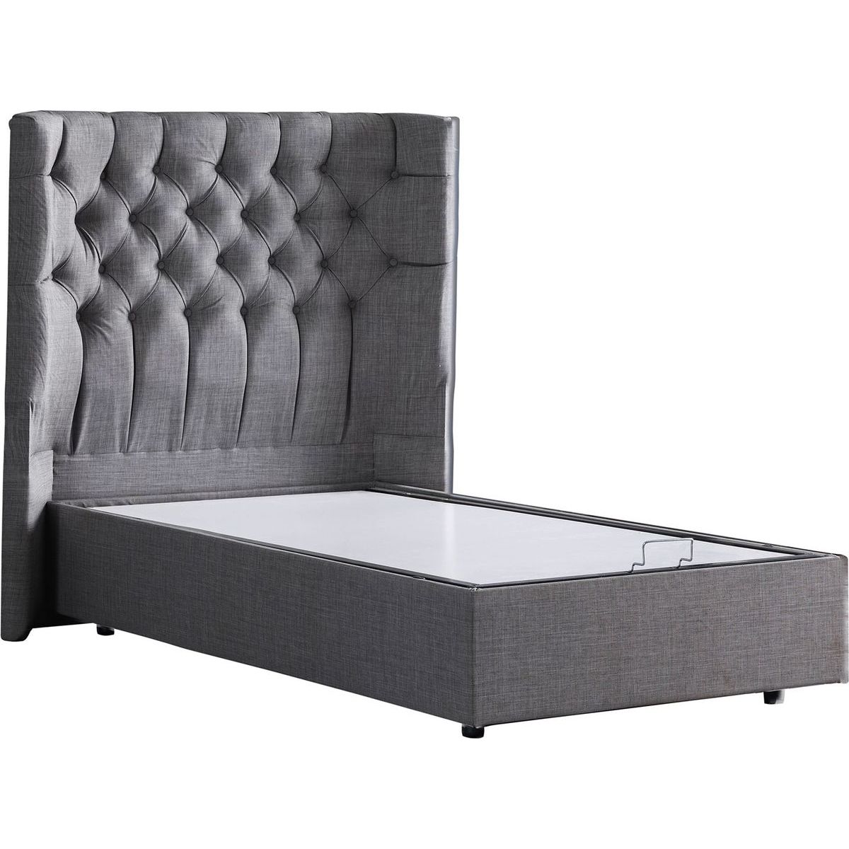 Sänky Linento Furniture Matilda Bb 120x200cm harmaa