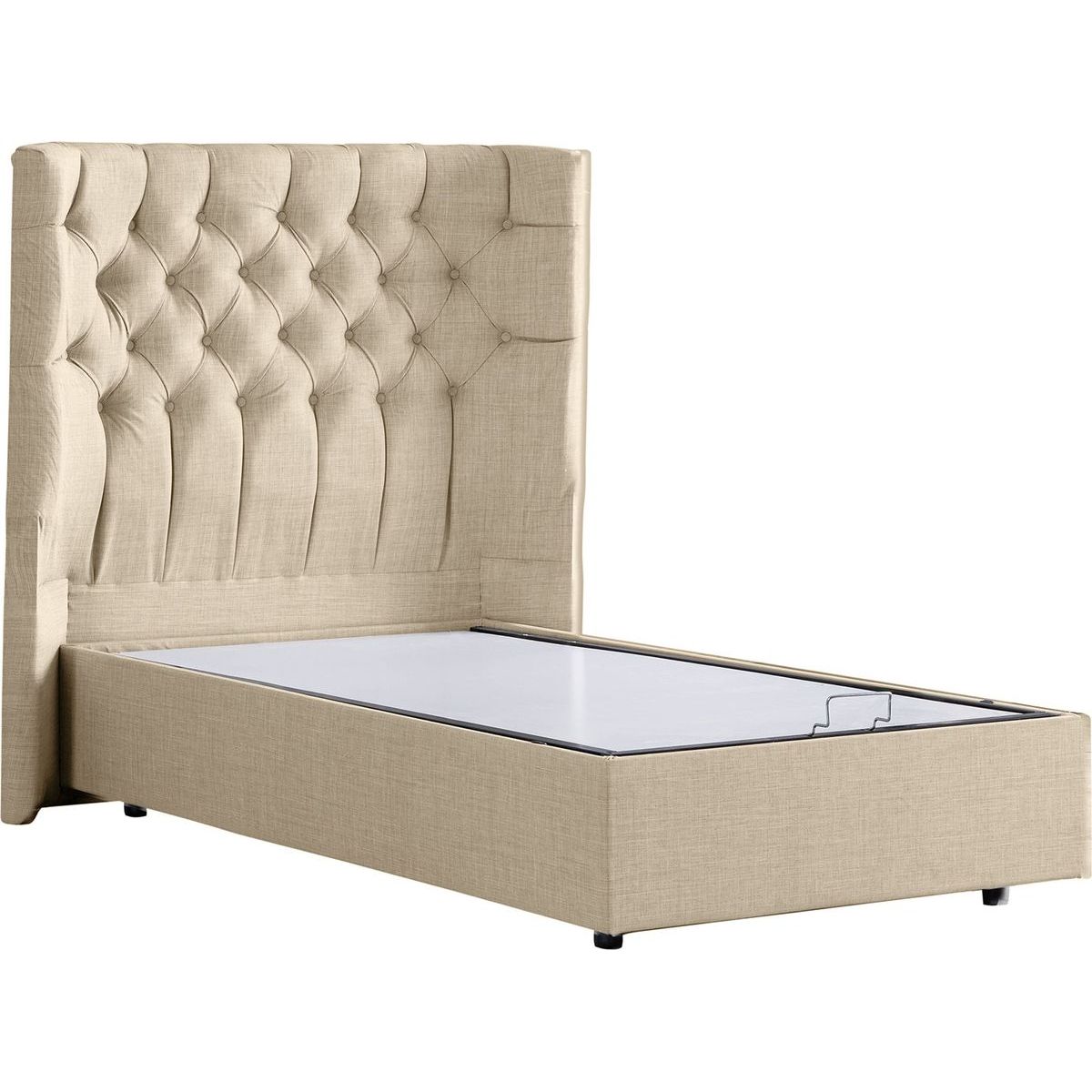 Sänky Linento Furniture Matilda Bby 90x190cm kerma