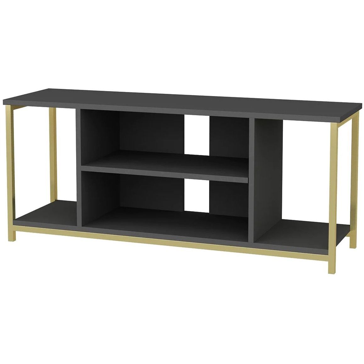 TV-taso Linento Furniture Helene, musta/kulta