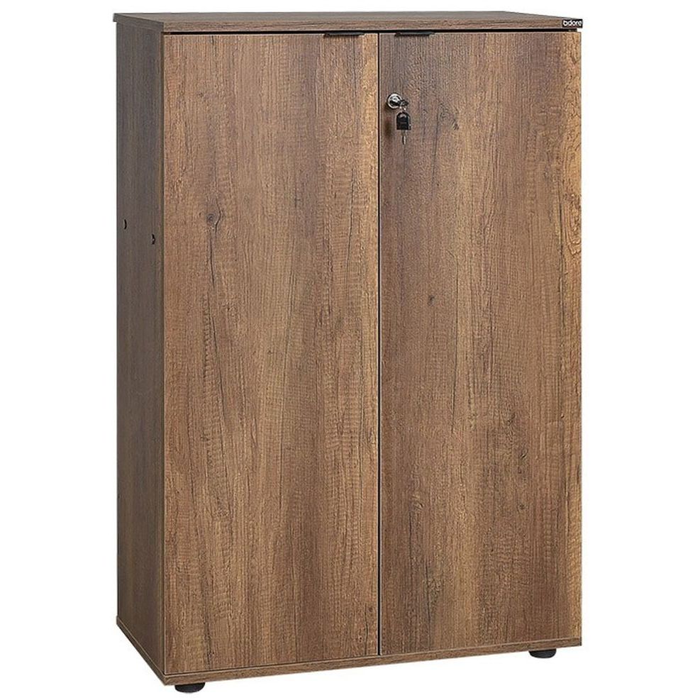 Lukollinen kaappi Linento Furniture RKT-332-OO-1, ruskea
