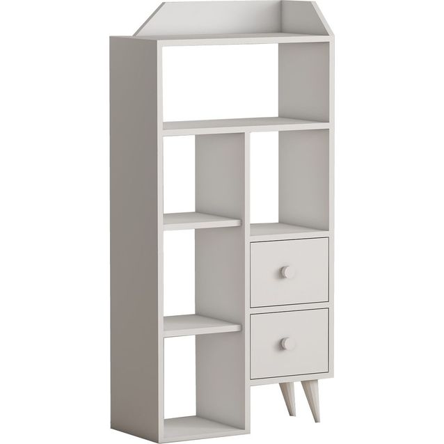 Kirjahylly Linento Furniture Star valkoinen