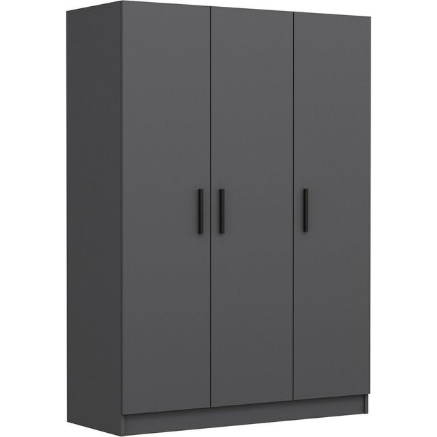 Vaatekaappi Linento Furniture Kale 2265 190x135cm antrasiitti