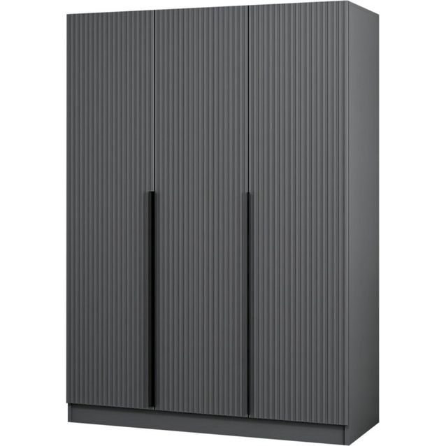 Vaatekaappi Linento Furniture Kale 2287 210x135cm antrasiitti