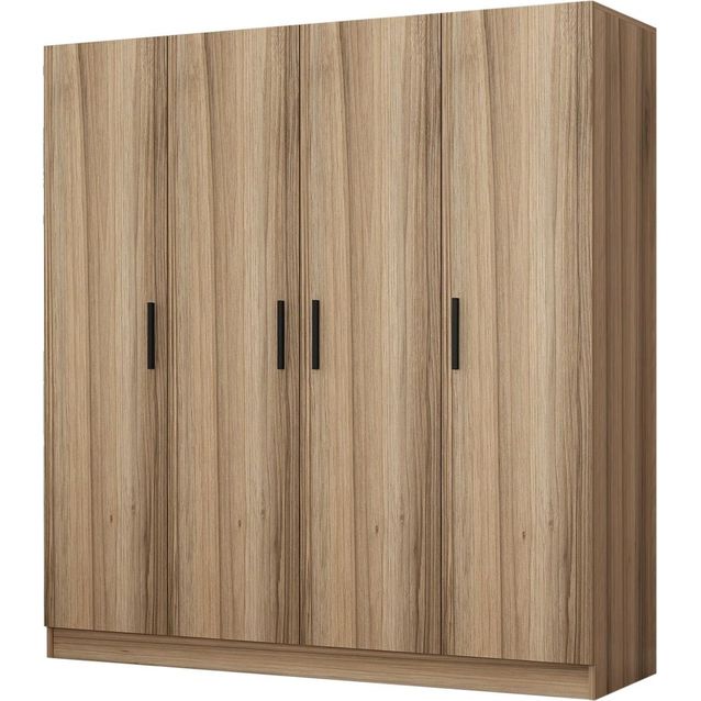 Vaatekaappi Linento Furniture Kale 7628 210x180cm ruskea